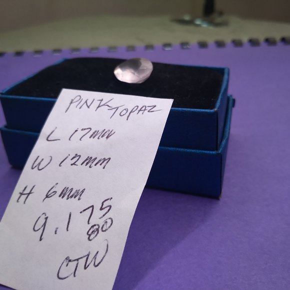 Brazilian Pink Topaz 9.175 CTW - Picture 6 of 9